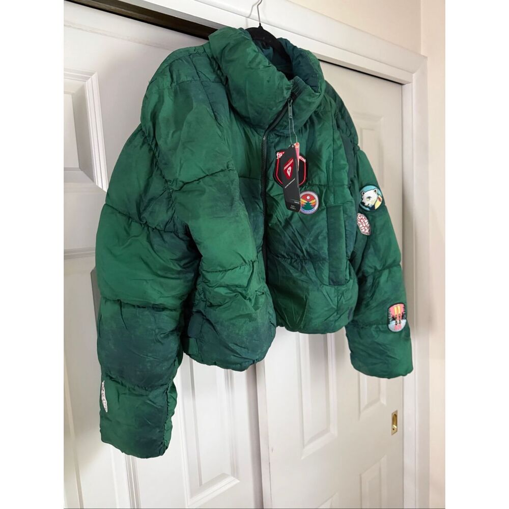 Free People In A Bubble Patch Puffer Jacket - Picture 4 of 11